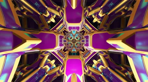 Psychedelic tunnel Stock Footage 62274100