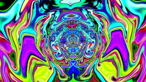Psychedelic tunnel Stock Footage 112267218