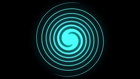 Psychedelic twisting circles. Video stock 150181555