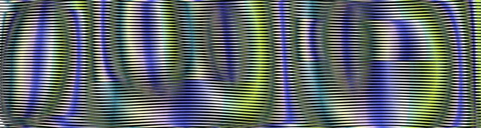 Psychedelic vector abstract background with lined forms and moire effect. Stock Illustration