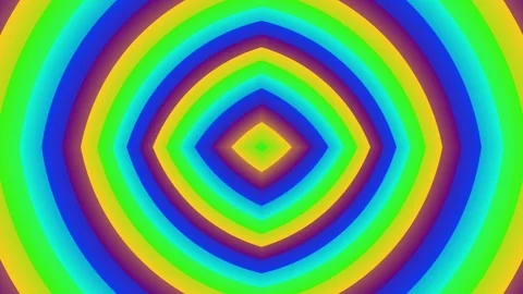 Psychedelic Vibrant Rainbow Radial Abstract Motion Loop Stock Footage 328626367