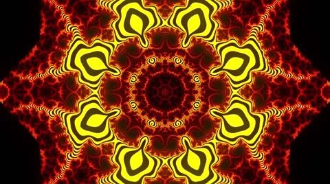 Psychedelic Visual Art Loops for Clubs or Festivals 02 Stock Footage 49762334