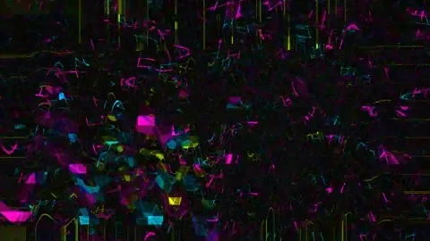 Psychedelic VJ Glitch 4K — Digital Distortion Background Loop Stock Footage 329678101
