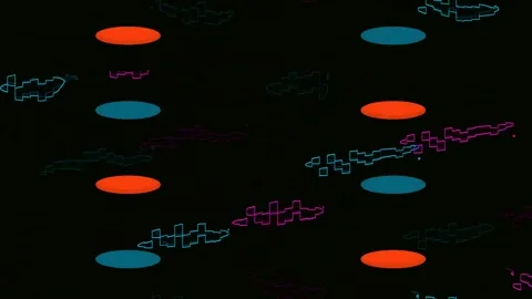 Psychedelic VJ Glitch 4K — Digital Distortion Background Loop Stock Footage 329679295