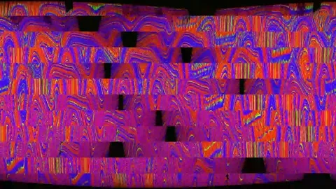 Psychedelic VJ Glitch 4K — Digital Distortion Background Loop Stock Footage 329813501