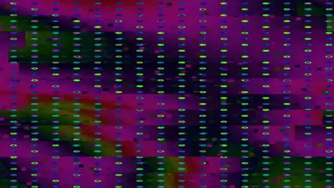 Psychedelic VJ Glitch 4K — Digital Distortion Background Loop Stock Footage 329818784