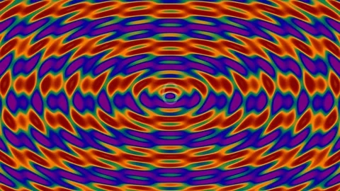 Psychedelic vortex abstract motion liquid fractal energy background wave line Stock Footage 342115765