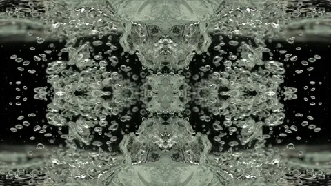 Psychedelic Water Formations Background Stock Footage 75851149