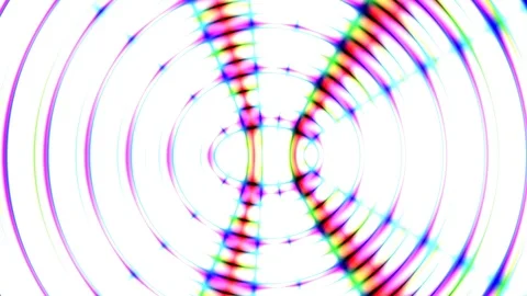 Psychedelic Wave Interference Pattern VJ Abstract Motion Background Loop 2 Stock Footage 89507931