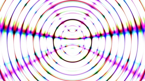 Psychedelic Wave Interference Pattern VJ Abstract Motion Background Loop 1 Stock Footage 89508159