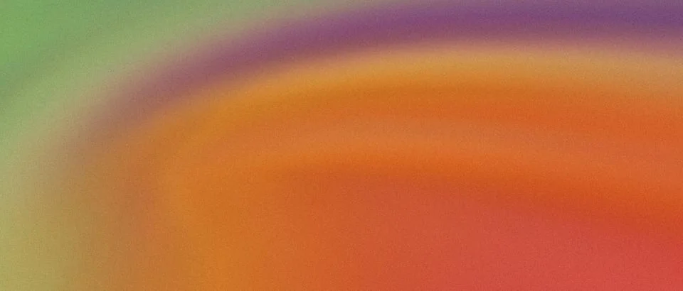 Psychedelic wavy gradient background with rainbow colors and grainy noise t.. Stock Illustration