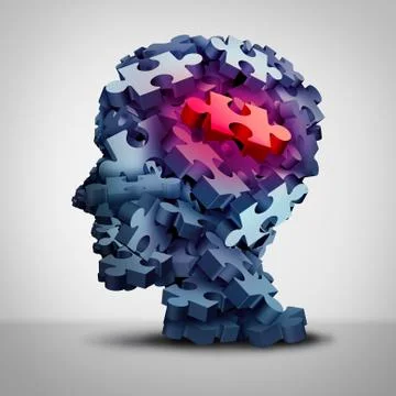 Psychiatric Patient 库存插图