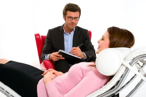 Psychiatrist session Stock Photos