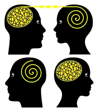 Psychiatry Session Stock Illustration