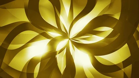 Psycho Candy Red - 4k Golden Psychedelic Motion Background Video Loop Vidéo 100895593