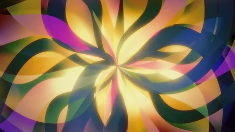 Psycho Candy Red - 4k Multicolored Psychedelic Motion Background Video Loop Видео 100896015