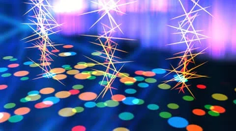 Psycho Disco Floor Stock Footage 11340328