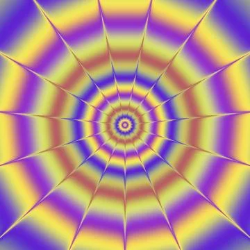 Psycho floral pattern generated texture Stock Illustration