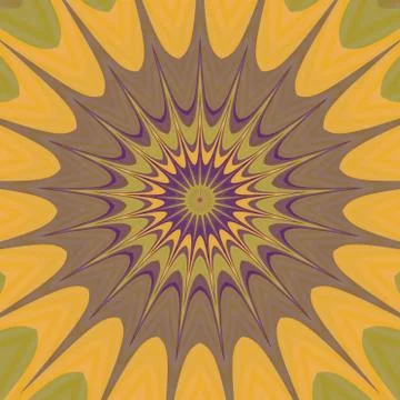 Psycho floral pattern generated texture Stock Illustration