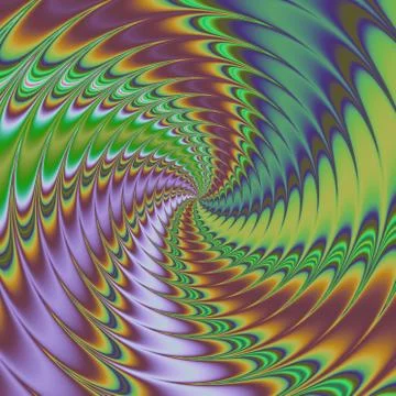 Psycho floral pattern generated texture Stock Illustration