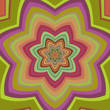 Psycho floral pattern generated texture Stock Illustration