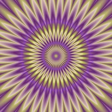 Psycho floral pattern generated texture Stock Illustration