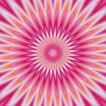 Psycho floral pattern generated texture Stock Illustration