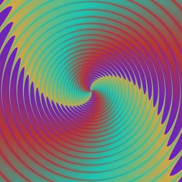 Psycho floral pattern generated texture Stock Illustration