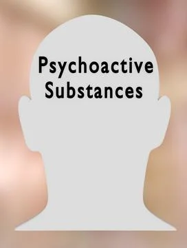 Psychoactive Substances concept 스톡 일러스트