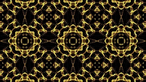 Psychodelic Dance of a Kaleidoscope Background Loop Video stock 72603195
