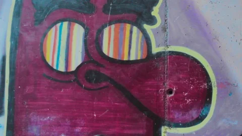 Psychodelic Grafitti Stock Footage 78938688