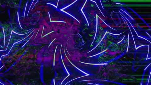 Psychodelic storm Stock Footage 314804065