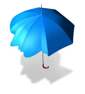 Psychological protection イラスト素材