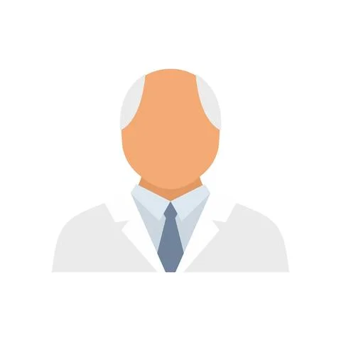 Psychologist icon flat isolated vector イラスト素材