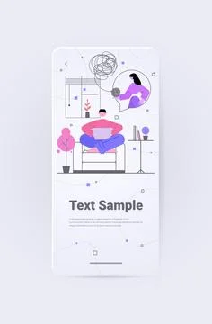 Psychologist solving psychological problem in tangled brain psychotherapy イラスト素材