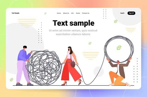 Psychologist solving psychological problem in tangled brain psychotherapy Illustrazione stock