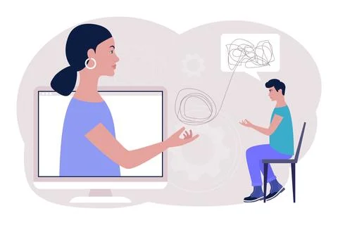 Psychology concept Stock Illustration