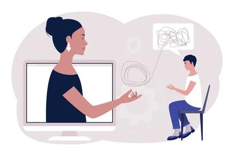 Psychology concept Stock Illustration