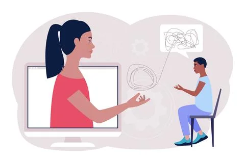 Psychology concept Stock Illustration