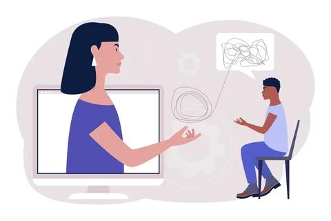 Psychology concept Stock Illustration