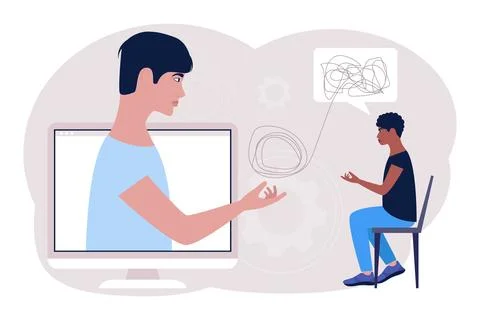 Psychology concept Stock Illustration