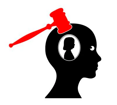 Psychology of Guilt Illustrazione stock