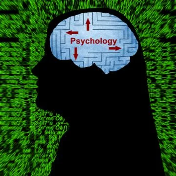 Psychology in mind concept Stock Illustration
