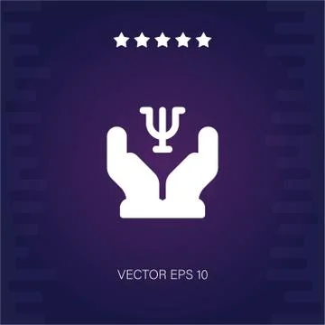 Psychology vector icon Stock Illustration