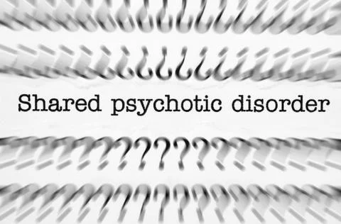 Psychotic disorder Stockillustratie