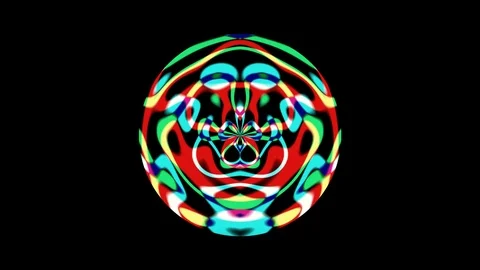 Psyhedelic sphere HD 動画素材 122339041
