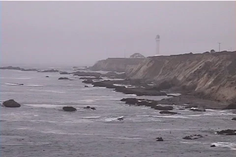 Pt Arena Lighthouse ELS Stock Footage 1069460