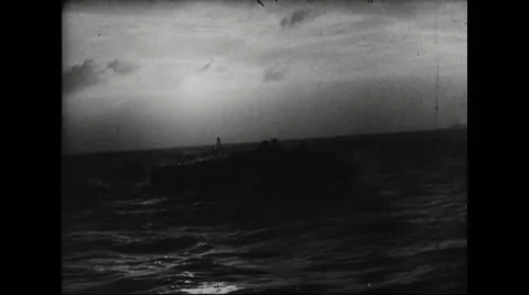 PT boats sailing in English Channel Stock Footage 44573953