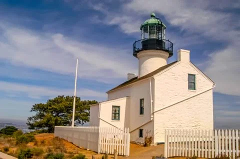 Pt Loma Lighthouse Stock Photos