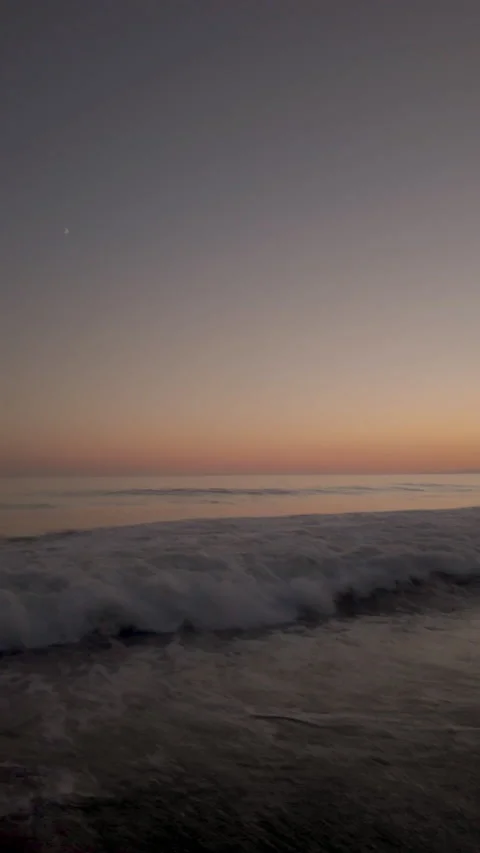 Pt magu pan beach vert sunset 0129 D Stock-Footage 284049752